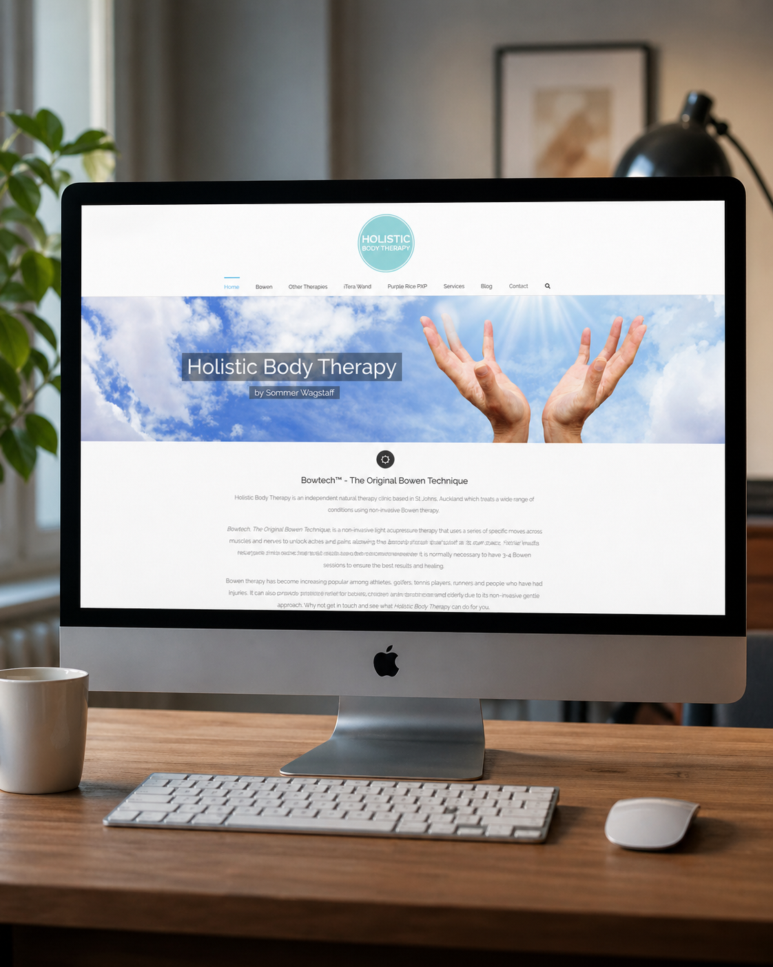 Holistic Body Therapy website